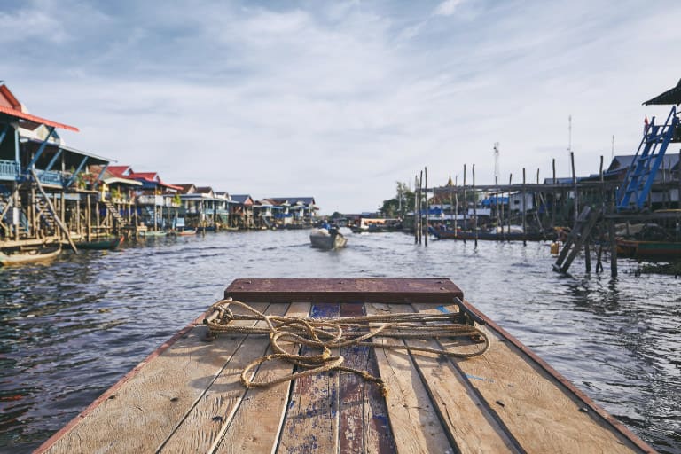 Cambodian floating village