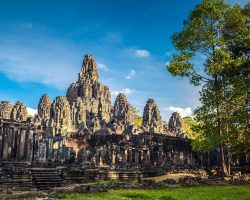 Angkor Wat Temple in Cambodia is the largest religious monument in the world and a World heritage listed complex, inscribed on the UNESCO World Heritage List in 1992. Ancient Khmer architecture